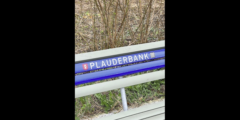 Die gesamte Quartierbevölkerung ist eingeladen, die Plauderbank zu nutzen.