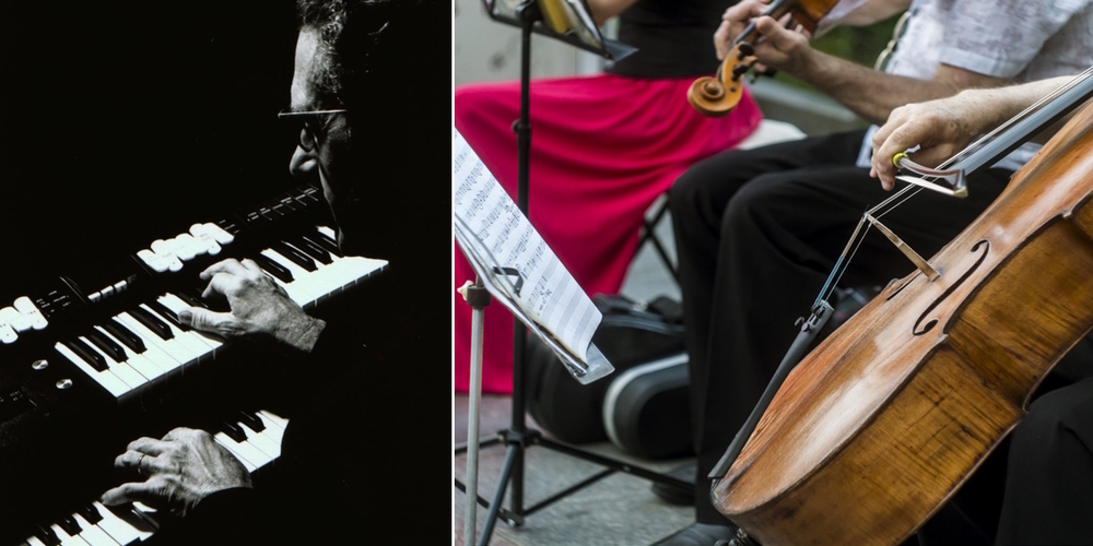Zum hundertsten Geburtstag Toni Leutwilers (r.) spielt das Seniorenorchester «Die Senioriker» aus dessen musikalischem Werk.