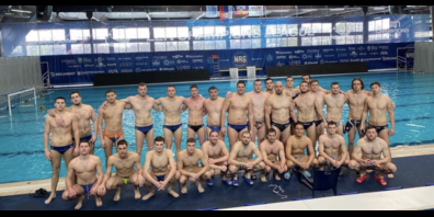 Novobeogradski Vukovi mit dem Kreuzlinger NLA Team in Belgrad.