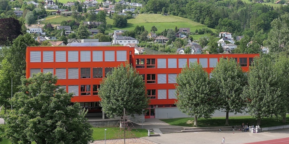 Das Schulhaus Schöntal in Altstätten