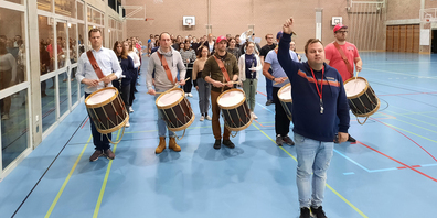 Das SKJBO bei den Proben.