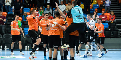 Die Kadetten Schaffhausen ziehen ins Halbfinale der Quickline Handball League ein. 