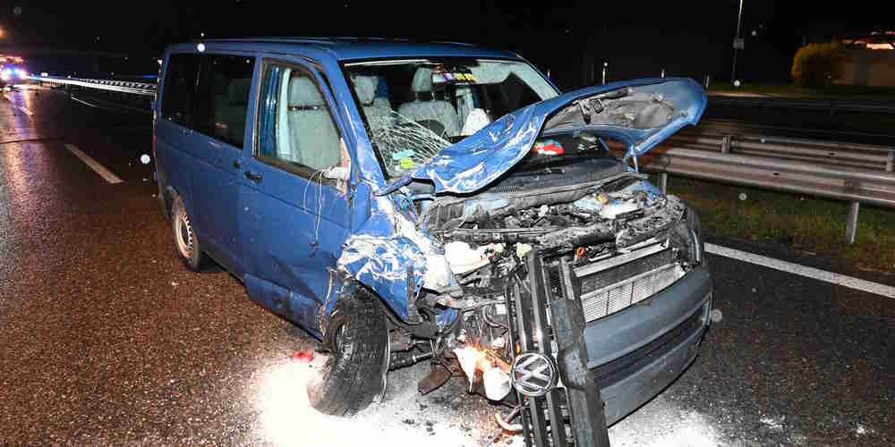 Das ohne Verschulden in den Unfall verwickelte Auto