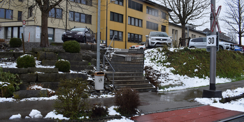 Die Unfallstelle in Speicher