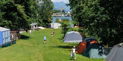 Auch in diesem Jahr wird auf der Insel Lützelau ein Zeltplatz für Saison- und Tagescamper betrieben.