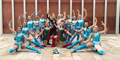 Die Rock Angels ertanzten sich den starken 2. Rang. 