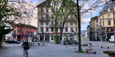 Das Haus Sihlstrasse 95 von der Gessnerallee aus gesehen.