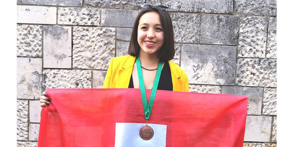 Aisha Azhgaliyeva: Eine Höfner Maturandin holt Bronze für die Schweiz.