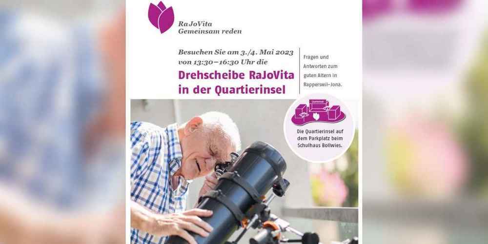 Kommen Sie zur Beratung in die Quartierinsel.