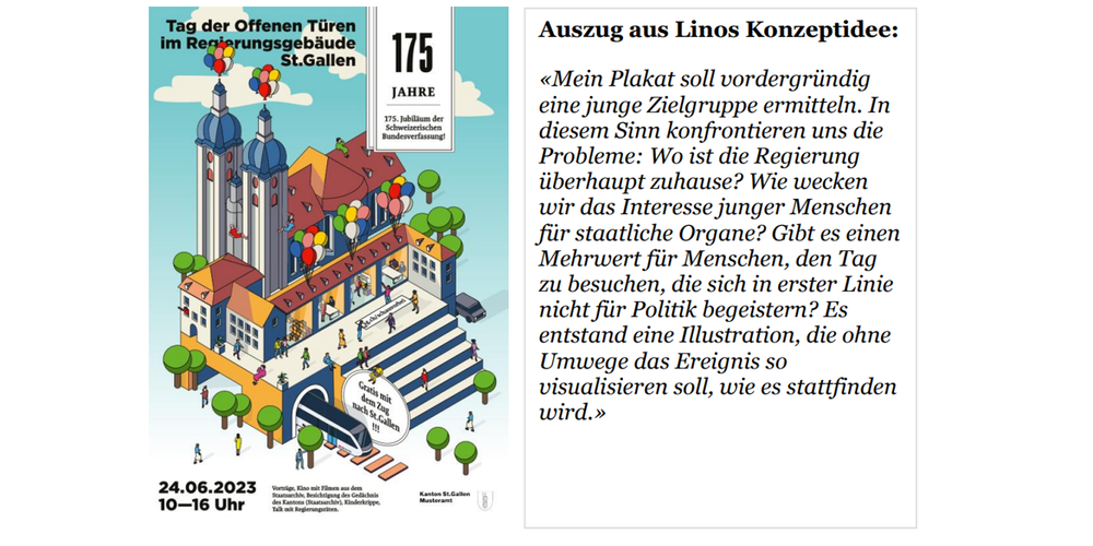 So sieht das Gewinner-Plakat aus.