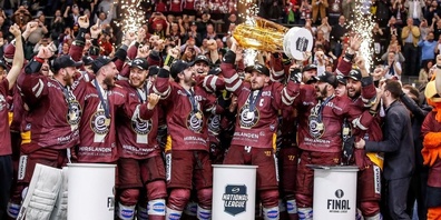 Jubelnde Genfer nach dem ersten Meistertitiel der Clubgeschichte.