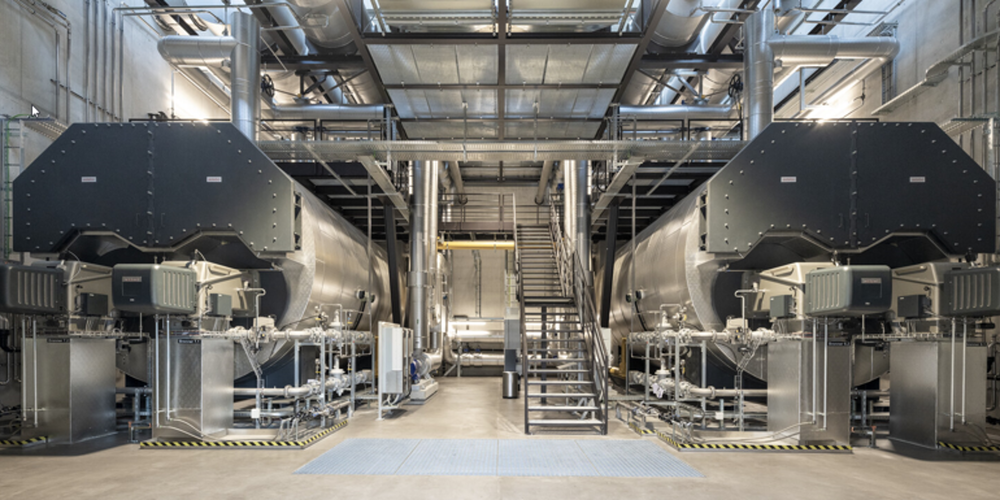 Die Fernwärmezentrale Lukasmühle