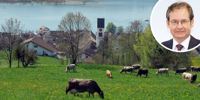 Félix Brunschwiler (r.) stehe neben den Schuhen, wenn er meine, dass die Landwirtschaft mit Direktzahlungen mundtot gemacht werden könne, so Thomas Kempf.