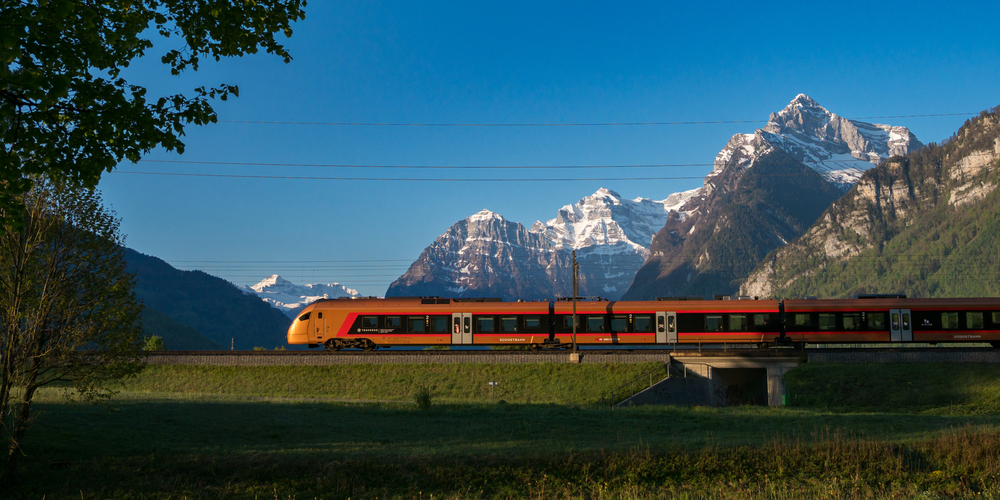 Der Regionalverkehr der SOB (hier bei Ziegelbrücke) war im 2022 überdurchschnittlich erfolgreich. 