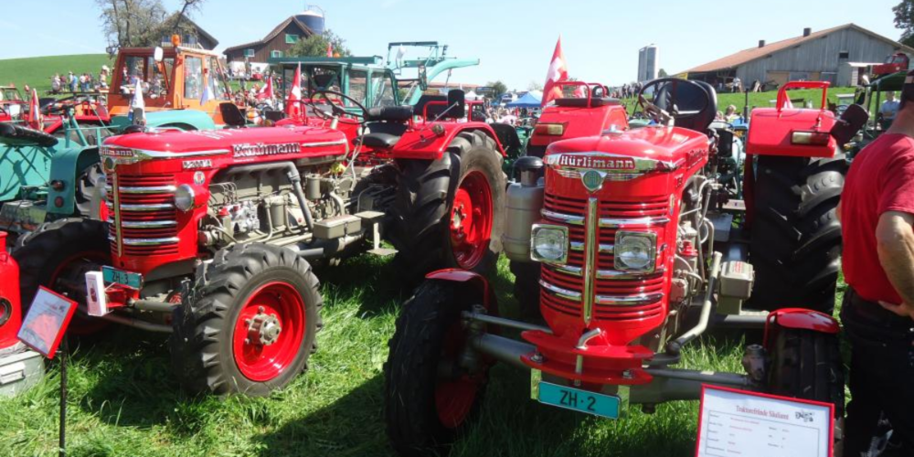 Bis zu 300 Oldtimer-Traktoren werden im Atzmännig erwartet.