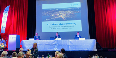v.l.n.r. Dr. Patrick Sommer, VR-Präsident; Michael Bätscher, Geschäftsführer; Matthias Wickli, CFO