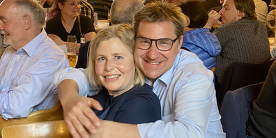 Die neue St. Galler Ständerätin Esther Friedli mit ihrem Lebenspartner Toni Brunner