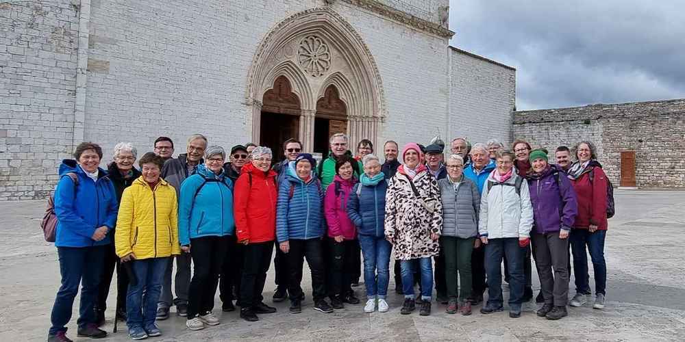 Gemeinschaftlich unterwegs. Die Seelsorgeeinheit Gaster reiste nach Assisi.