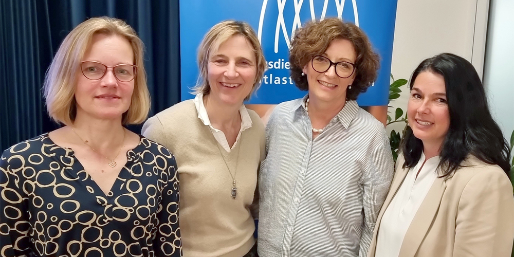 Sie halten die Fäden im Verein Entlastungsdienst Linthgebiet zusammen. (v.l.n.r.) Susanne Füngling (Präsidentin), Doris Laib (Kassierin), Sonja Bruhin (Vizepräsidentin/Aktuarin), Karin Ziegler (Vermittlerin). Es fehlt Beisitzerin Anita Bonelli.