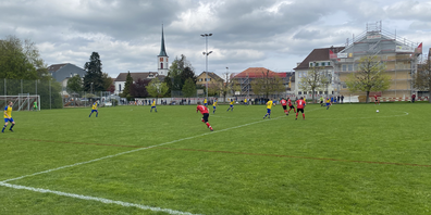 Bereits zehn Sekunden nach Anpfiff führte Teufen.