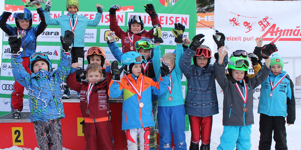 Lieven Büsser vom Skiclub Goldingen, der im zweiten Rennen auf den 3.R ang gefahren ist.