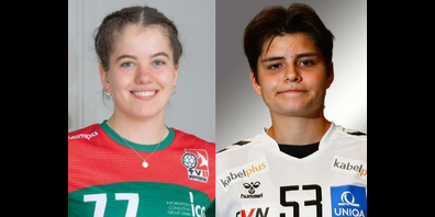 Spielen in der nächsten SPL1-Saison neu für den HSC Kreuzlingen: Die deutsche Spielmacherin Lea Flohr (links) und die österreichische Torfrau Kerstin Sander. 