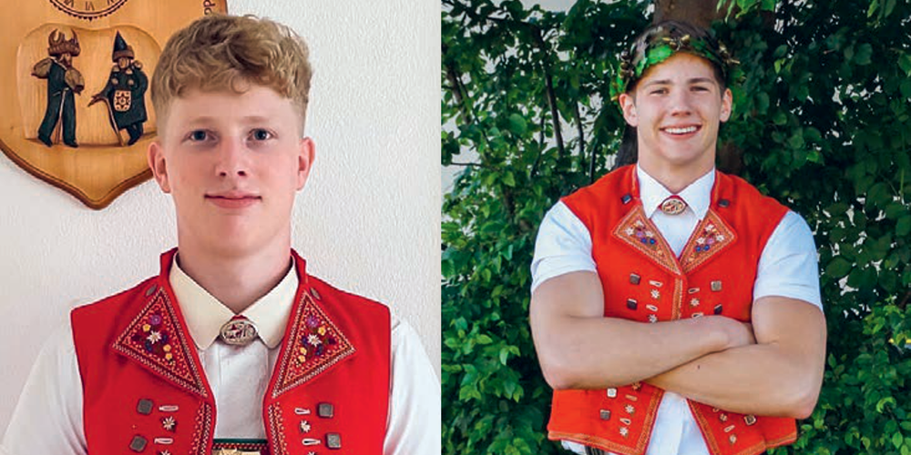 Tobias (links) und sein Bruder Andy Signer.