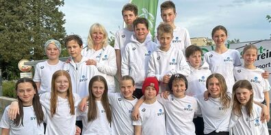 In Gossau war der der Schwimmverein St.Gallen-Wittenbach mit 17 Futura-Sportlern am Start.