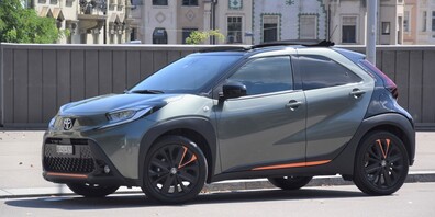 Peppig aufgemacht und höhergelegt, so ist der Aygo kein Kleinwagen mehr, sondern ein Crossover.