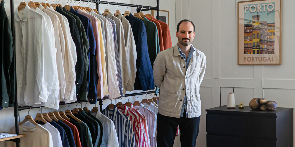 René Grünenfelder im neuen Carpasus-Showroom in St.Gallen.