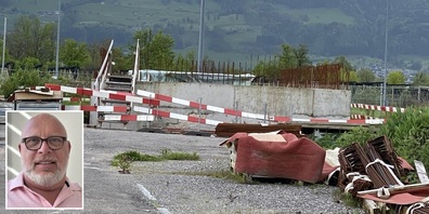 Viel Ausstand beim Bau-Stillstand im Grünfeld.