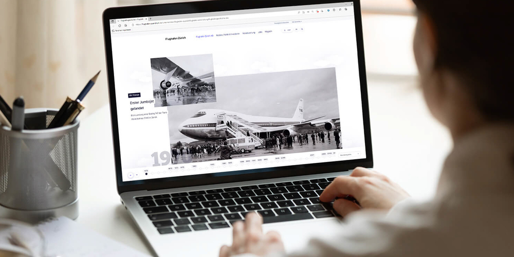 Heute kaum noch zu sehen: Der erste Jumbo in Kloten 1970.