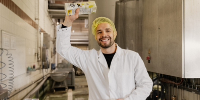 Christian Lütolf: der Geschäftsführer in der Produktion.