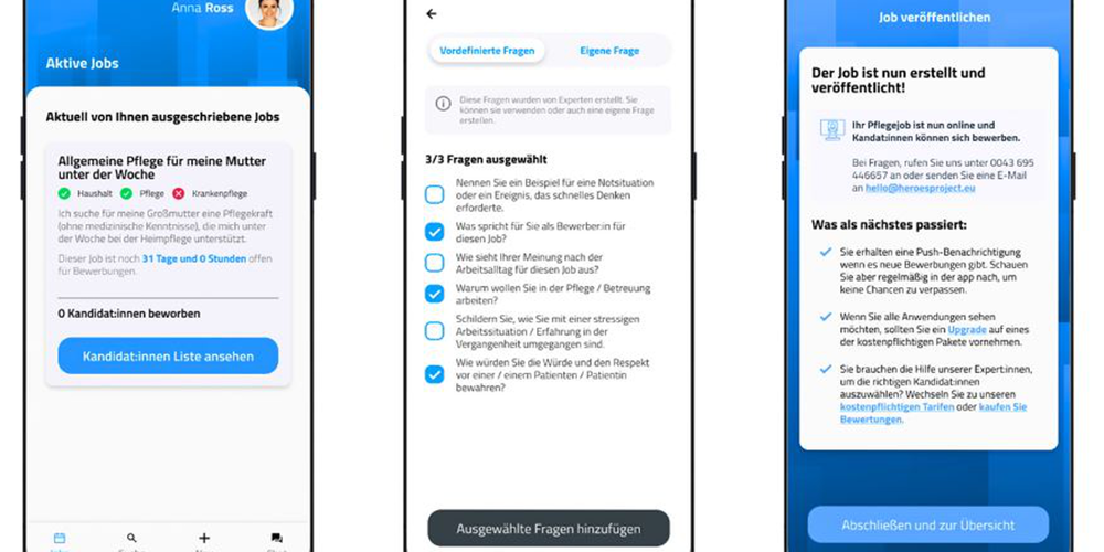 So sieht die App aus, die auch von der OST unterstützt wurde.