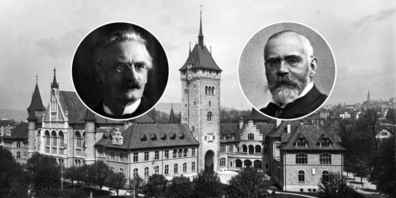 Sie sind die Väter des vor 125 Jahren in Zürich eröffneten Landesmuseums: der Architekt Gustav Gull (1858–1942) und der erste Museumsdirektor Heinrich Angst (1847–1922).