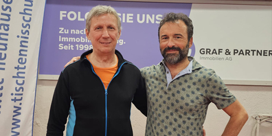 Johann Schuler (l.) verstärkt seit einigen Wochen das TTCN-Trainerteam. 