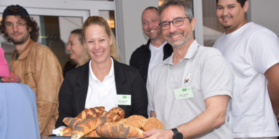 Geschäftsleiterin Rebecca Salokat und Heimleiter Lionel Monnet.