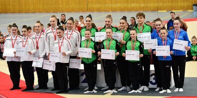 Das RLZO Akrobatik-Team war mit seinen 11 Athletinnen und Athleten an der Schweizermeisterschaft dabei. 