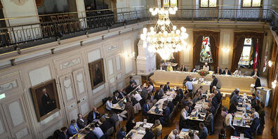 Der Thurgauer Grosse Rat hat Andreas Zuber (SVP, Märstetten) zum neuen Präsidenten gewählt. Neuer Vizepräsident ist Peter Bühler (Mitte, Ettenhausen). Archivbild)