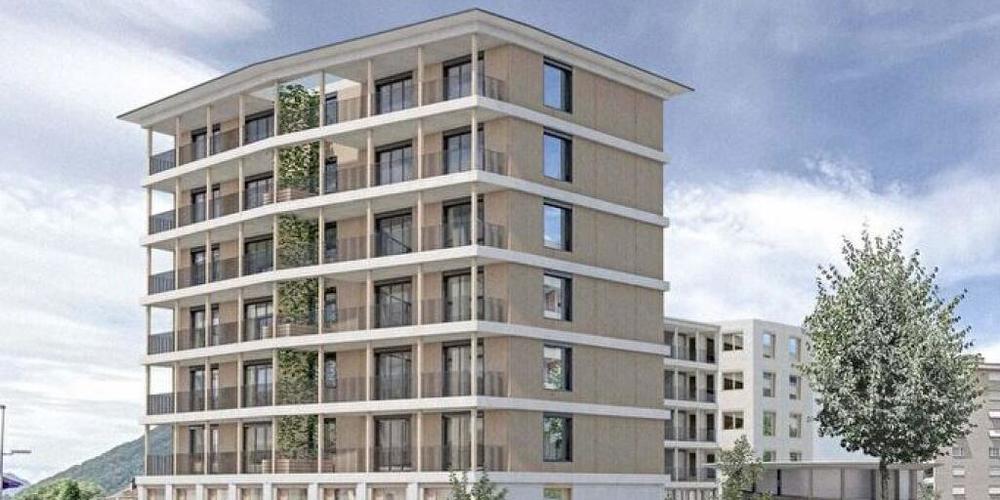 Die geplanten neuen Genossenschaftshäuser in Ibach befinden sich beim Alterszentrum Rubiswil.