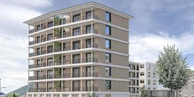 Die geplanten neuen Genossenschaftshäuser in Ibach befinden sich beim Alterszentrum Rubiswil.