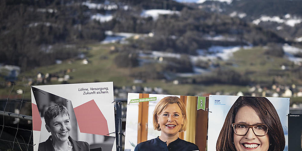 Esther Friedli (SVP) gilt im zweiten Wahlgang der St. Galler Ständeratswahlen fast schon als gewählt. Sie liegt weit voraus, die Abstände bei den Stimmenzahlen sind ungewöhnlich gross. (Archivbild)