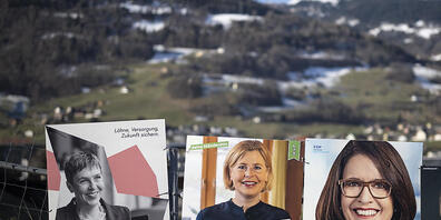 Esther Friedli (SVP) gilt im zweiten Wahlgang der St. Galler Ständeratswahlen fast schon als gewählt. Sie liegt weit voraus, die Abstände bei den Stimmenzahlen sind ungewöhnlich gross. (Archivbild)