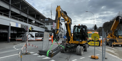 Die Unfallstelle in Herisau.