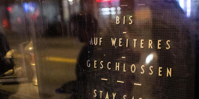 "Bis auf weiteres geschlossen", hiess es während des Corona-Lockdowns an manchem Lokal. Im Kanton Thurgau erhielten Unternehmen knapp 100 Millionen Franken Härtefall-Beiträge. (Symbolbild)