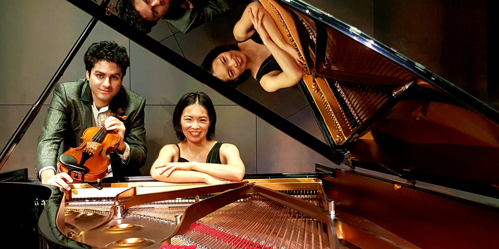 Julius Aria Sahbai und Minako Nishida-Diblik treten mit ihrem Konzertprogramm an drei verschiedenen Orten auf.