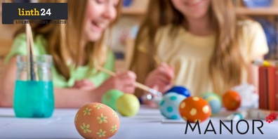 Linth24 und Manor Rapperswil lädt alle Kinder bis 12 Jahre zum Osterei-Malwettbewerb ein.