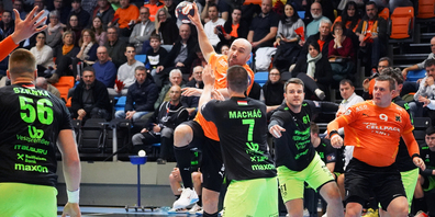 Am Dienstag kommt es zum Achtelfinal-Hinspiel zwischen den Kadetten Schaffhausen (am Ball: Joan Cañellas) und dem schwedischen meister Ystads IF HF. 