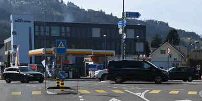 Auf diesem Zebrastreifen geschah der Unfall