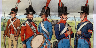 Historische Vorlage für die Uniformen